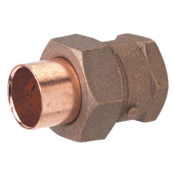 Streamline 1/2 in. Copper Pressure Cup x Cup Union Fitting W08003 The