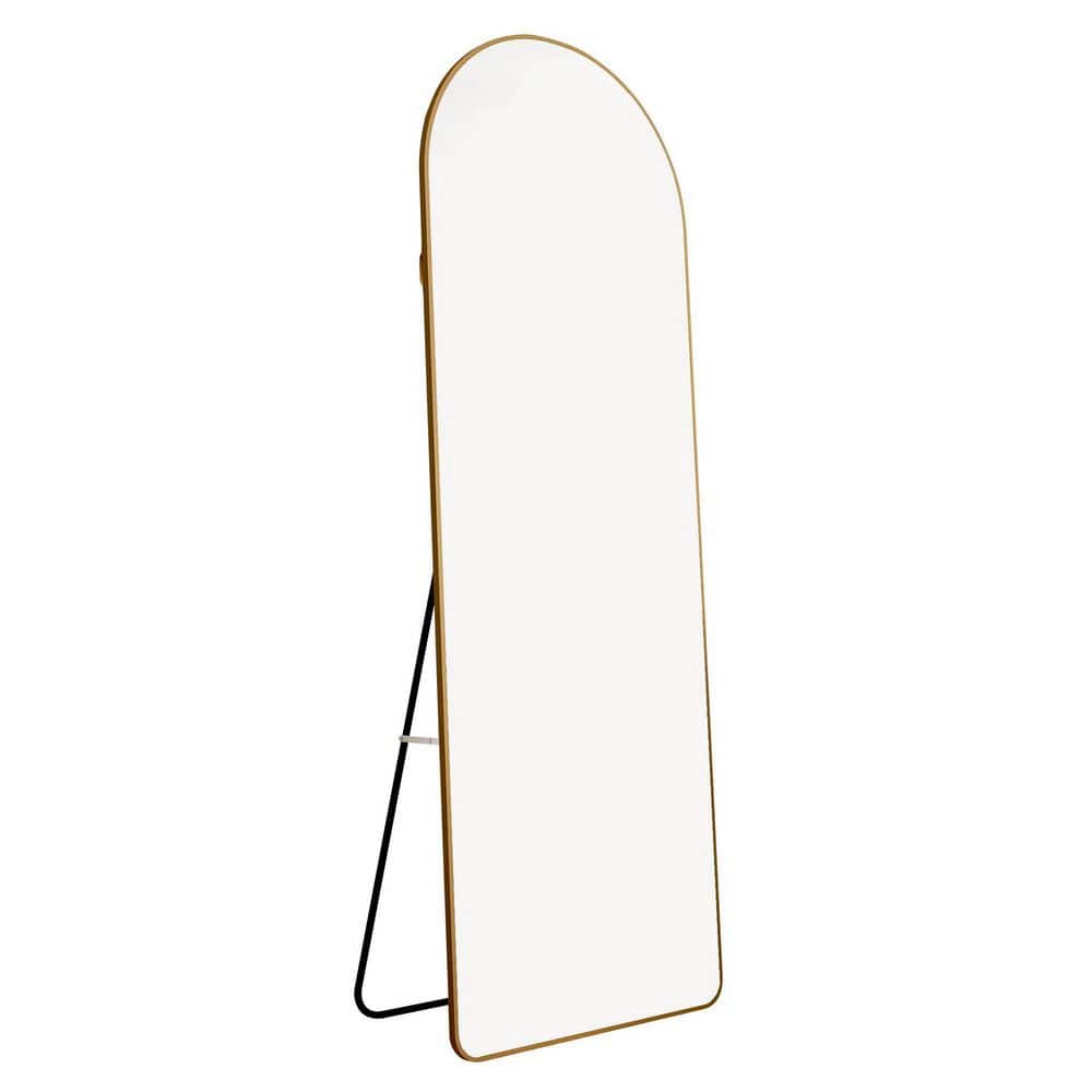 23 in. W x 65 in. H Rectangular Metal Framed Wall Mount or Floor Standing M