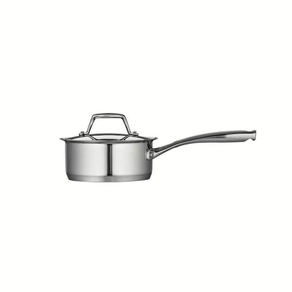 Tramontina Gourmet Tri-Ply Clad 1.5qt Sauce Pan with Lid Silver