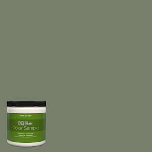 BEHR PREMIUM PLUS 1 gal. #430F-5 Bahia Grass Hi-Gloss Enamel Interior ...