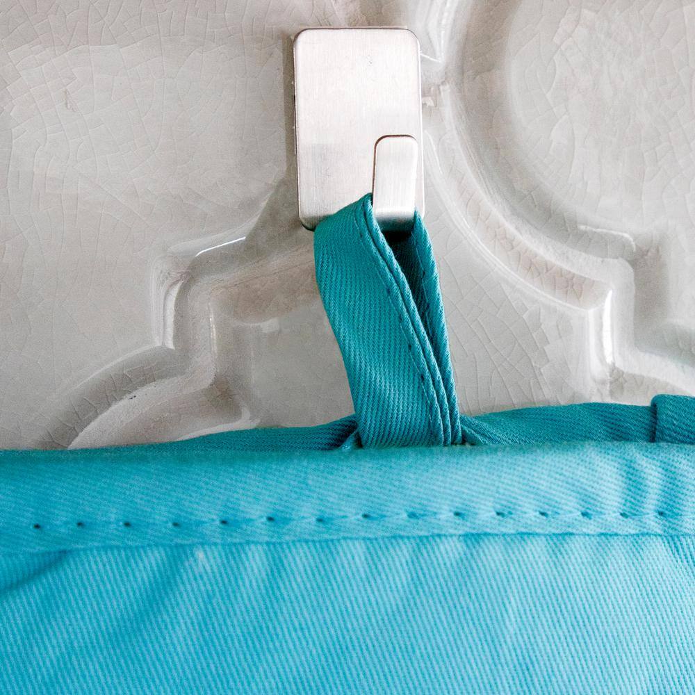 Aqua Blue Silicone Heat Resistant Oven Mitts, Set of Two