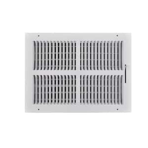 14 in. x 10 in. 2-Way Wall or Ceiling Register
