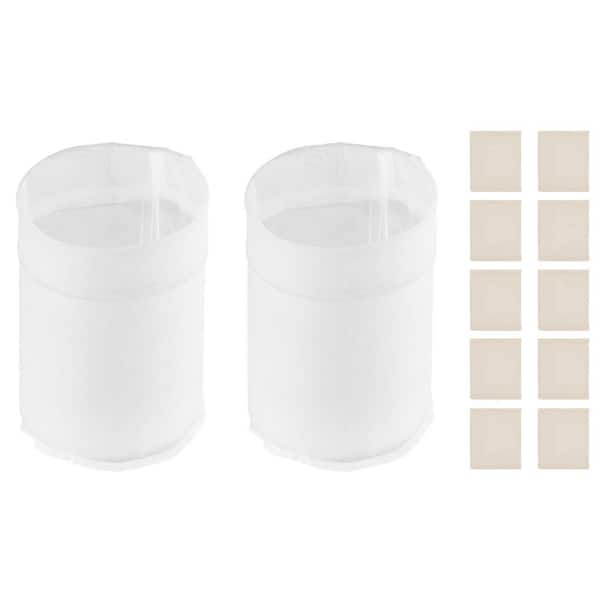 Reusable Brewing Bags Set, Ultra-Fine Mesh Design, Includes 2 Food-Grade Nylon Grain Bags and 10 Cotton-Linen Hop Bags