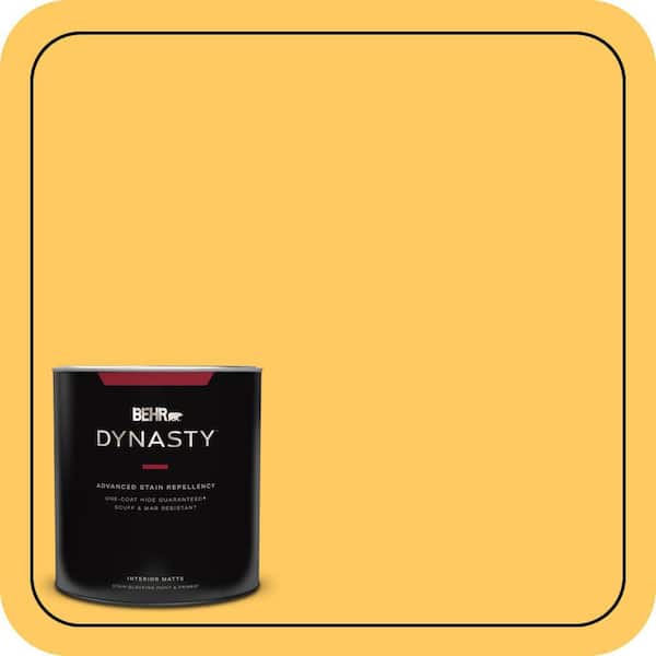 BEHR DYNASTY 1 qt. #P260-6 Smiley Face Matte Interior Stain-Blocking Paint and Primer