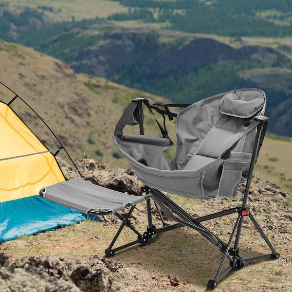 Foldable Camping Chair Foot Rest - Portable Footrest For Outdoor Chairs & Hammocks