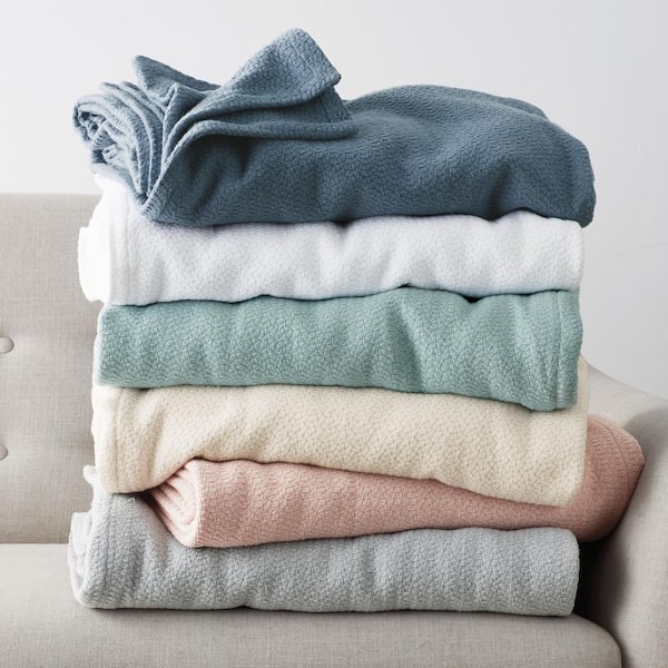 Organic cotton blanket twin sale