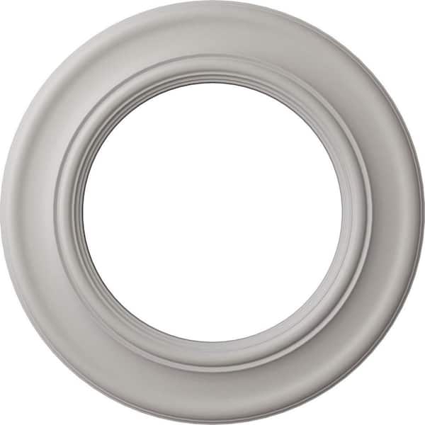 Ekena Millwork 1 in. x 20-7/8 in. x 20-7/8 in. Polyurethane Holmdel Ceiling Medallion, Ultra Pure White