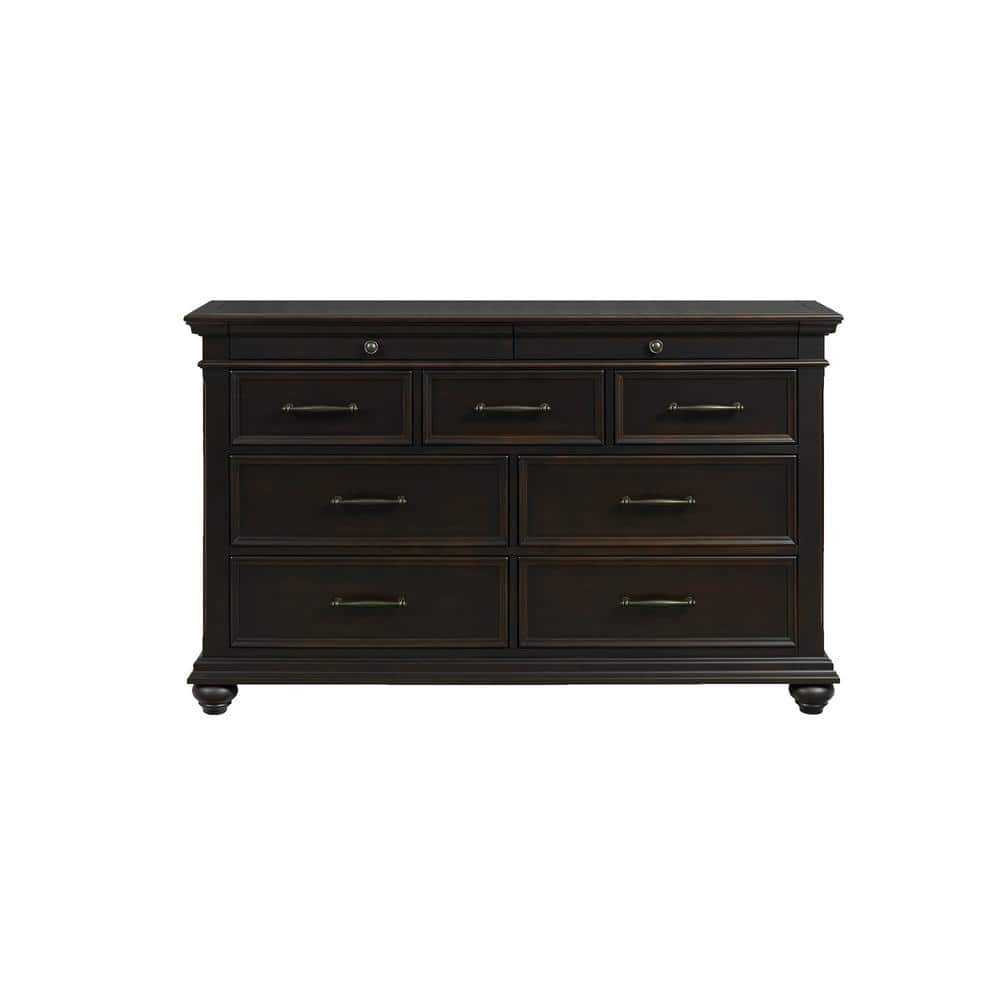 Brinley 7-Drawer Cherry Dresser - thumbnail 5