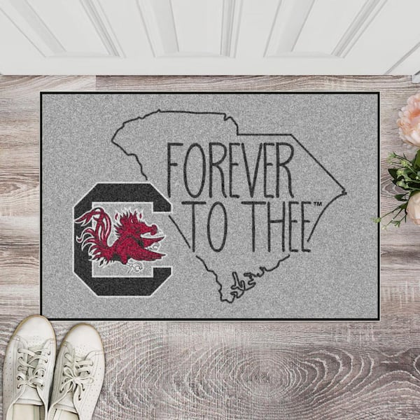 South Carolina Gamecocks Southern Style Gray 1.5 ft. x 2.5 ft. Starter Area Rug