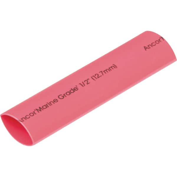 Ancor 1/2 in. x 48 in. Adhesive Lined Heat Shrink Tubing - Red