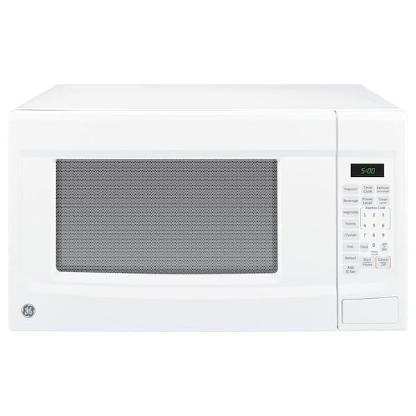 GE 1.4 cu. ft. Countertop Microwave in White