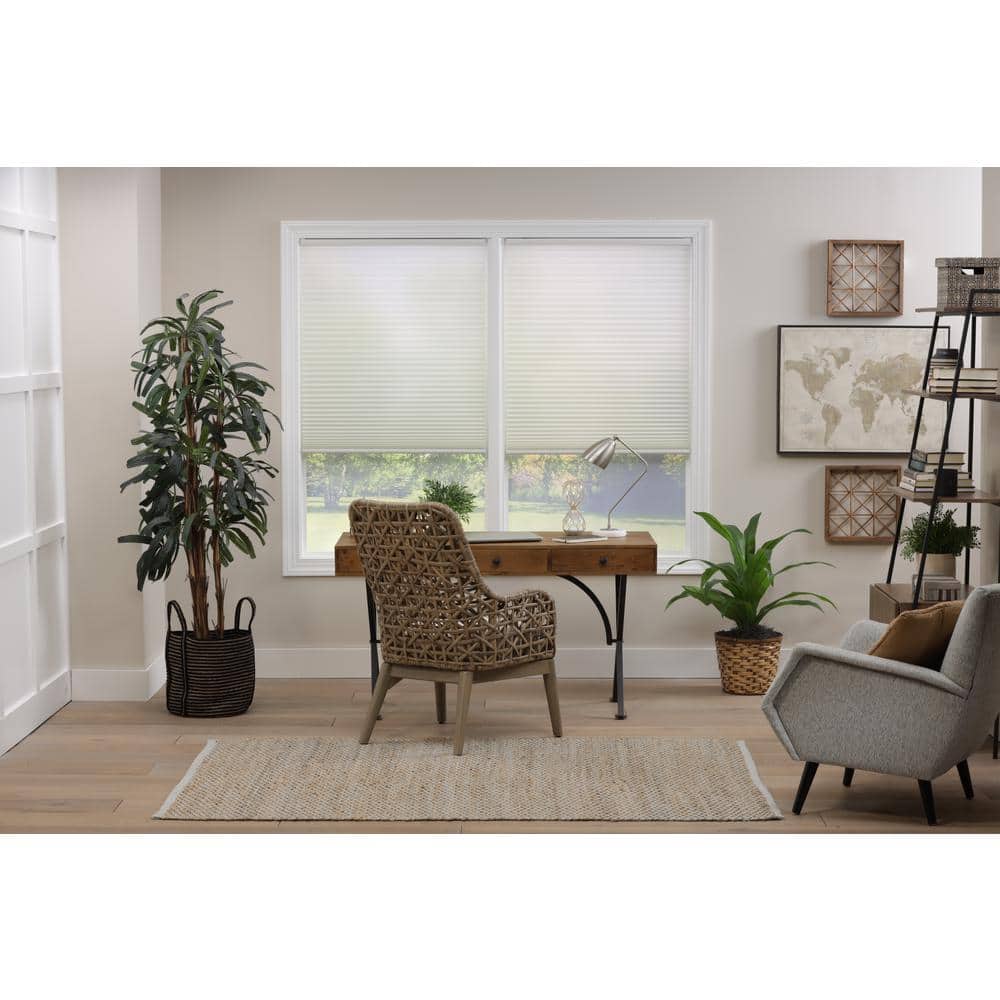 Ivory Cordless Light Filtering EZ Stick No Tools No Drill Eco Polyester Cellular Shades-35.5 in. W x 36 in. L price history on PriceWatchPro