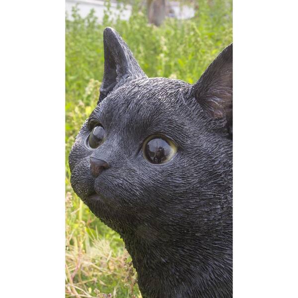 HI-LINE GIFT LTD. Black Cat Walking Statue 87757-L - The Home Depot