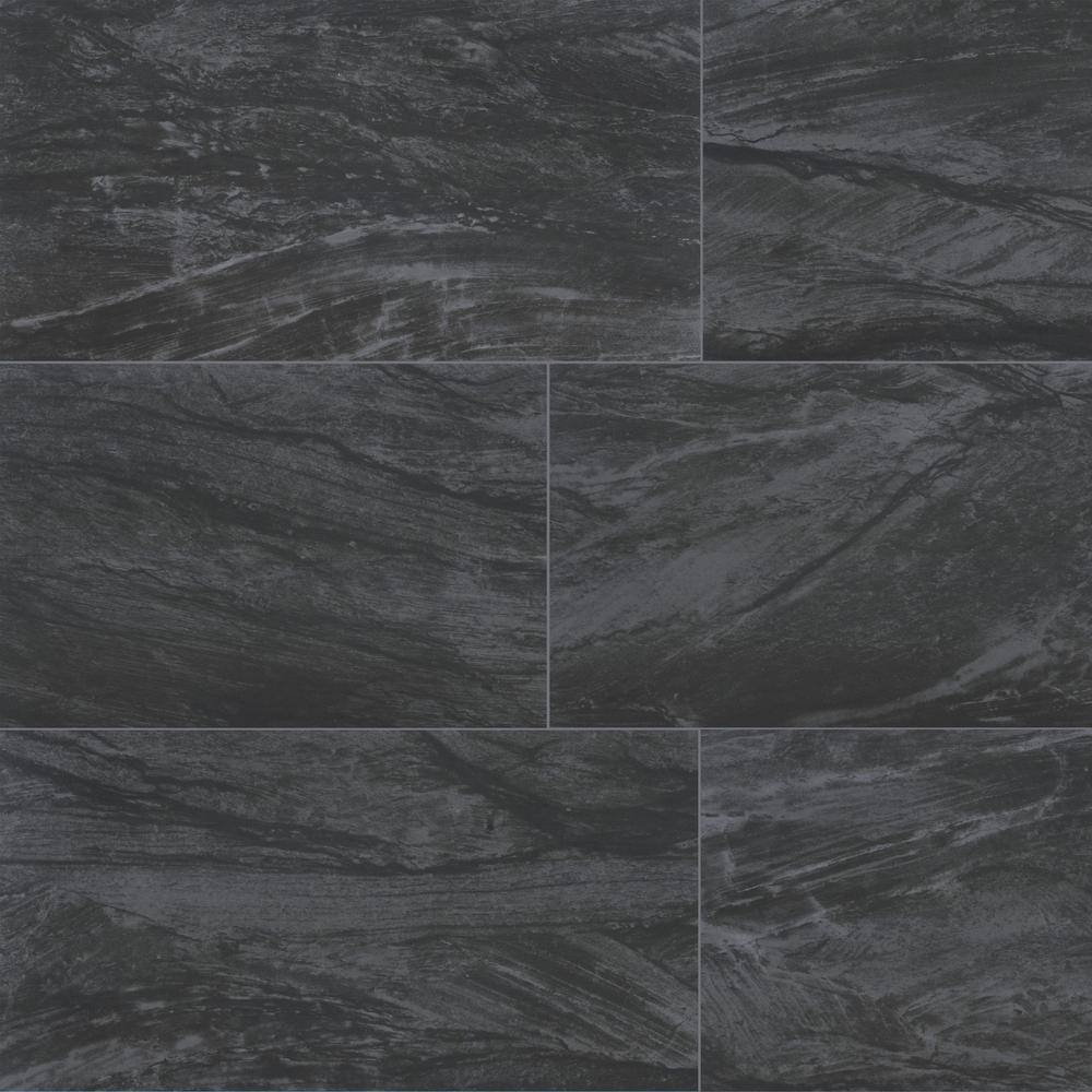 Anastasia Anthracite 24 In. X 48 In. Matte Porcelain Floor And Wall Tile (512 sq. ft./Pallet) price history on PriceWatchPro