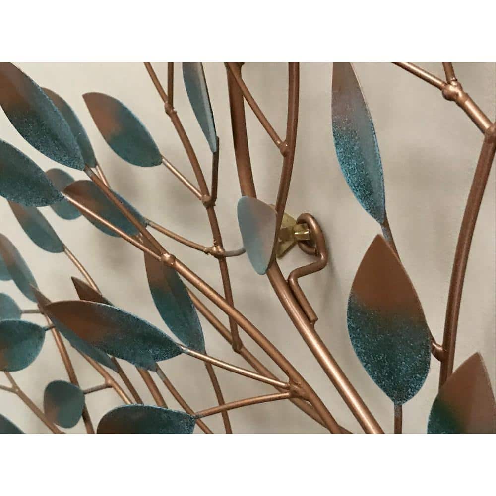 Handcrafted Multicolor Metal Tree of Life Wall Sculpture