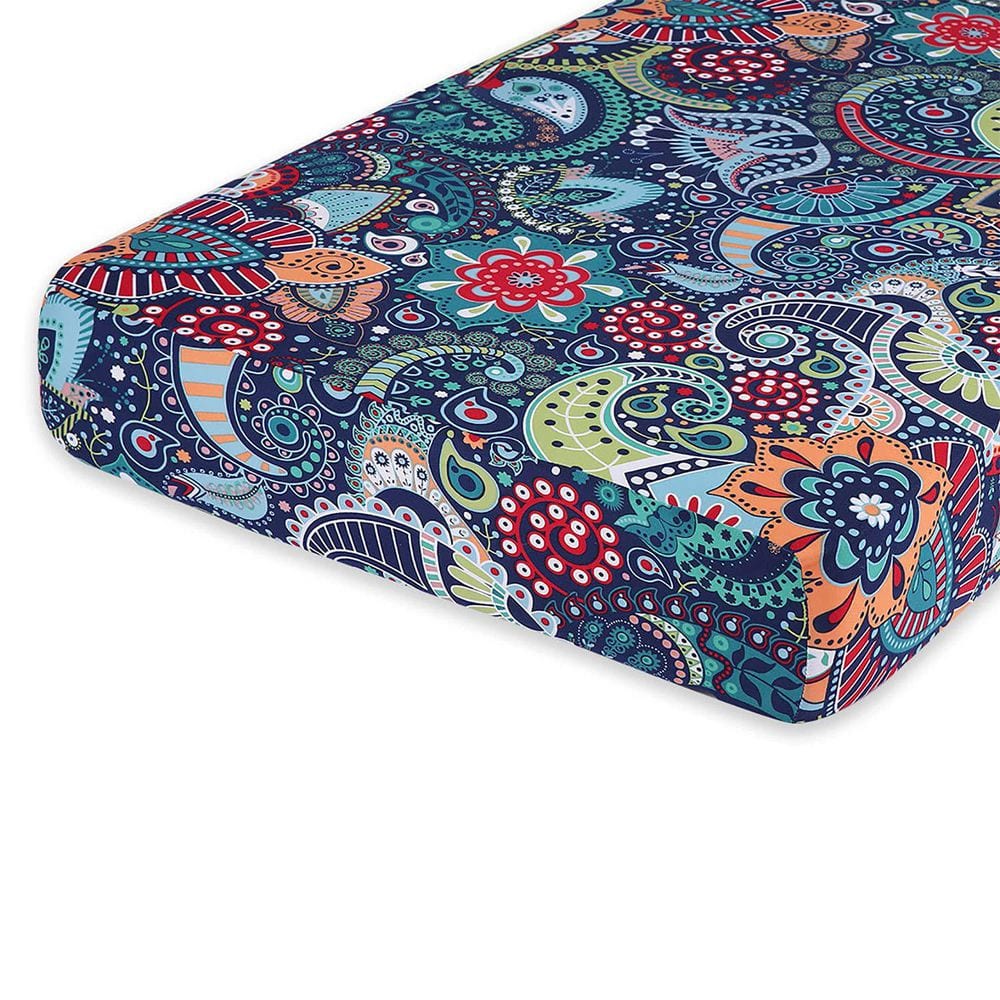 Printed Stretch Couch Cushion Cover Floral Sofa Slipcover Washable Outdoor Cushion Protector with Elastic Bottom price history on PriceWatchPro