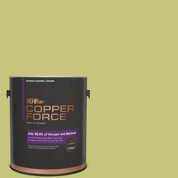 COPPER FORCE 1 gal. #P360-4 Soda Pop Eggshell Enamel Virucidal and Antibacterial Interior Paint & Primer