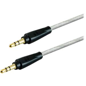 3 ft. 3.5mm Audio Auxiliary Cable in Silver