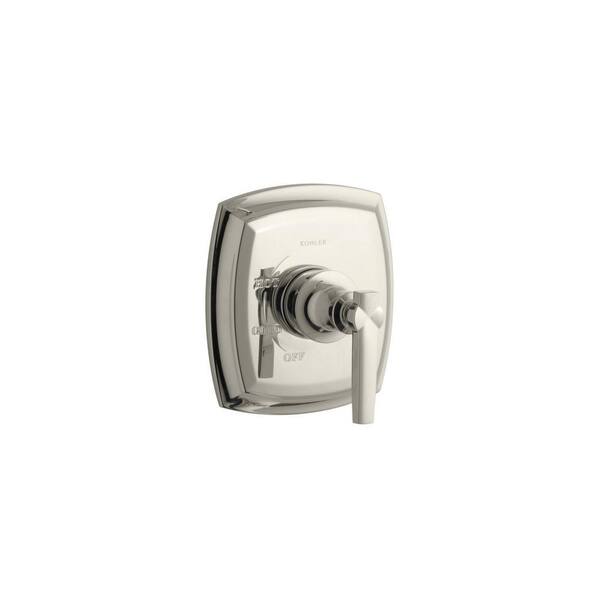 KOHLER Margaux Rite-Temp 1-Handle Tub and Shower Faucet Trim Kit with Lever Handle in Polished Nickel (Valve Not Included)