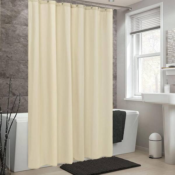 Shower Curtain Janelle Cream Bathroom Curtain Mat Set Shower Liner Bathroom cheapest Curtain Set Floor Mat Shower Curtain w Rings Waterproof Curtain