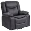 Gray Power Lift Chair Recliner with Massage and Heat Function for Living  Room ZQ-7819AAE - The Home Depot