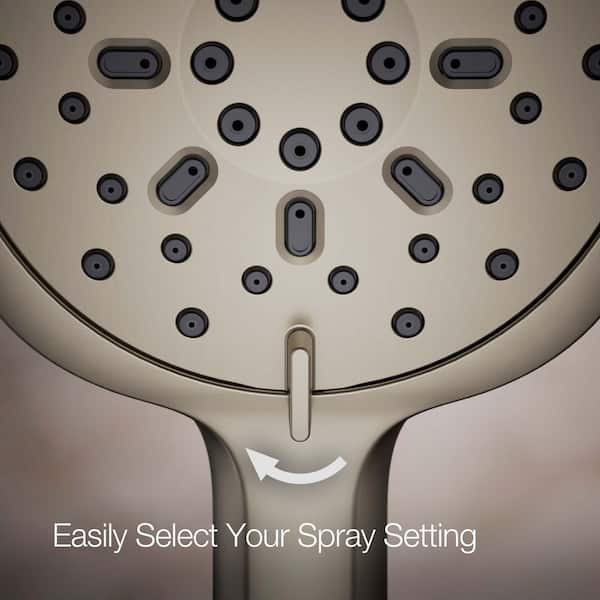 KOHLER Ashan 3-Spray Wall Mount Handheld Showerhead 1.75 GPM in Vibrant Brushed Nickel