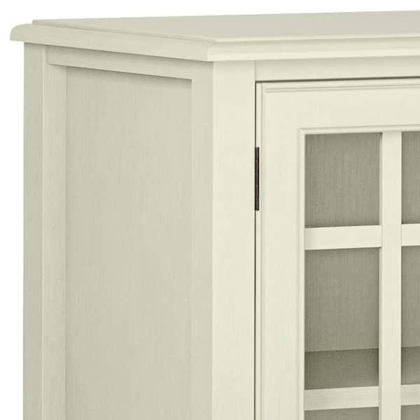 Simpli Home Connaught Solid Wood 46 in. Wide Traditional Low