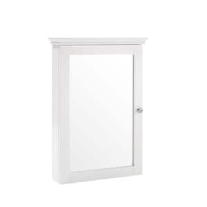 Lydia 19.25 in. W x 28 in. H x 5.25 in. D Surface Mount Medicine Cabinet in White