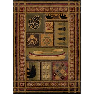 Affinity Lodge Canvas Multi 1 ft. 10 in. x 3 ft. Accent Rug