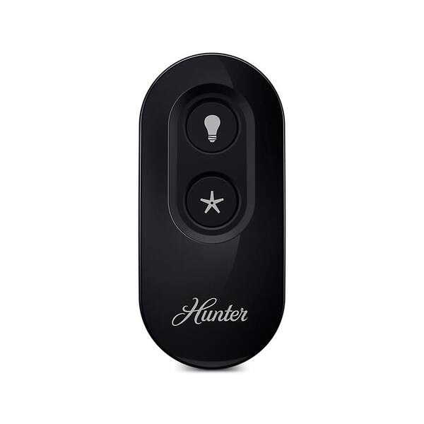 Hunter Indoor/Outdoor Black Universal On/Off Ceiling Fan Remote Control