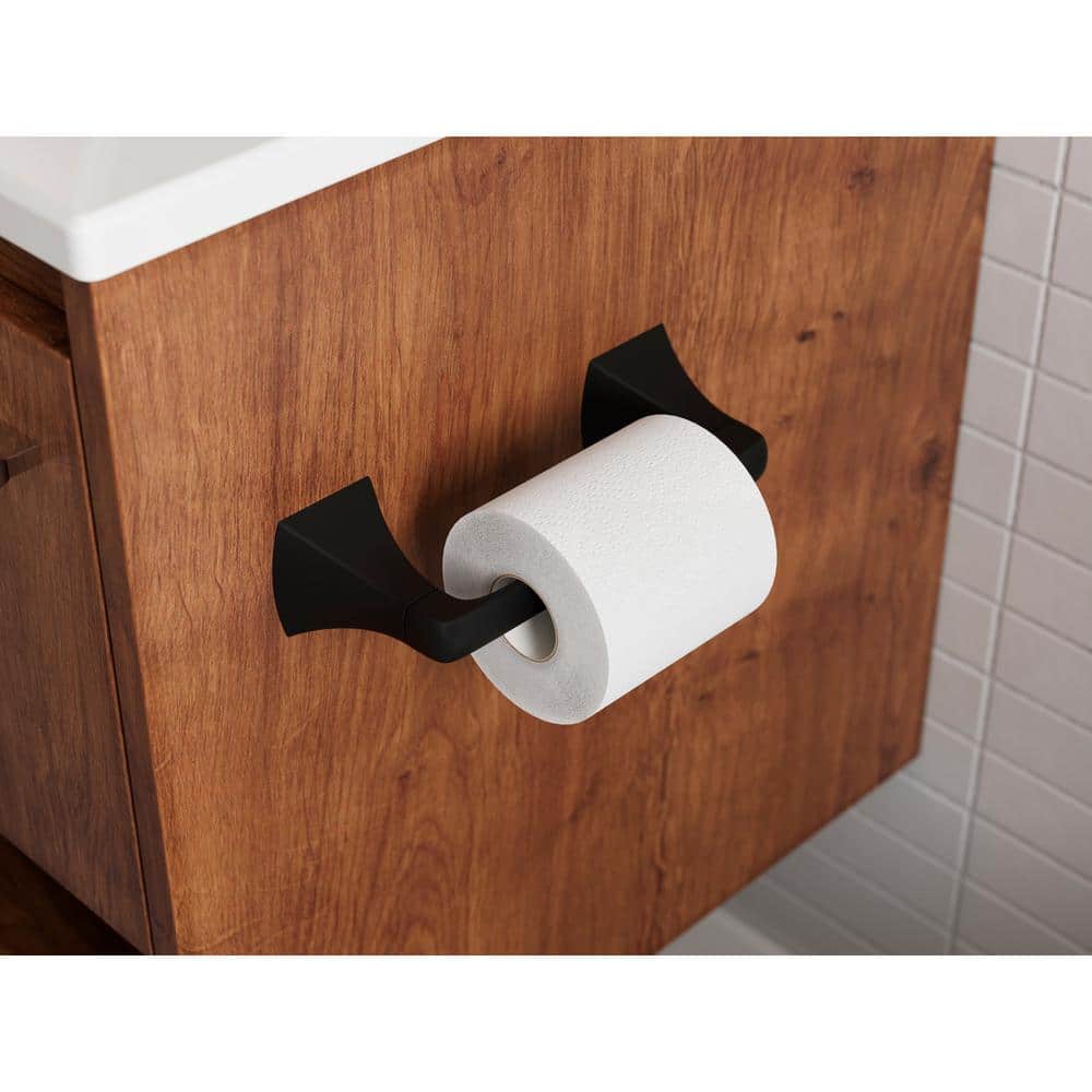 Matte Black Metal 3-Piece Bathroom Hardware Set