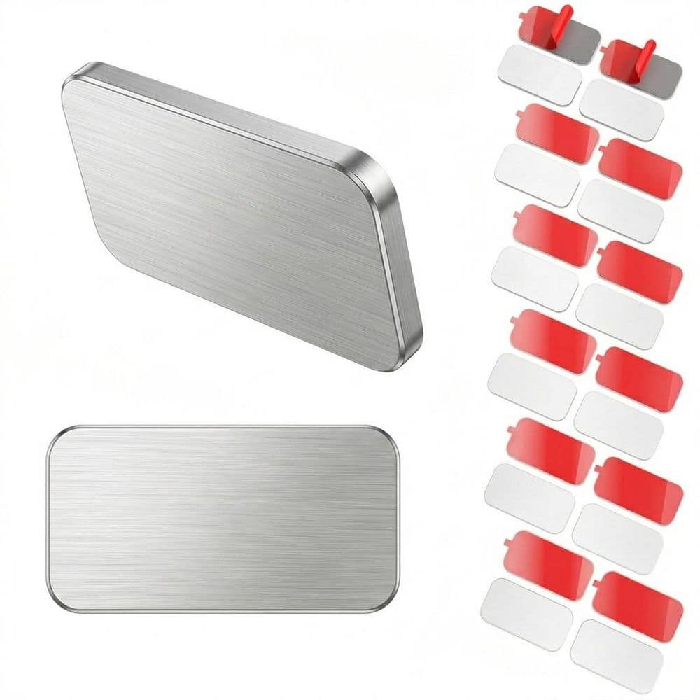 Ultra Thin White Magnetic 15 lbs Adhesive Cabinet Latch Door Catch No Drill Invisible 12 Pack with 48 Replacement Strips price history on PriceWatchPro