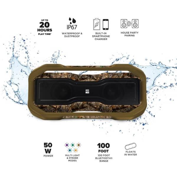 Altec good Lansing RockBox - Waterproof, Wireless, Bluetooth Speaker, Floating, IP67,