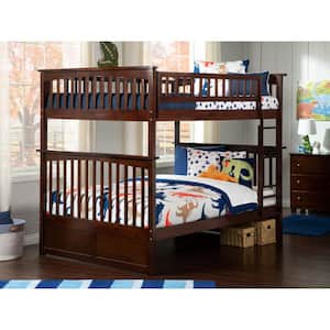 Columbia Bunk Bed Full over Full in Walnut