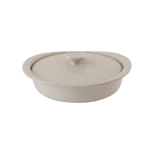 Balance 2.4 qt. Ceramic Casserole 9.5 in. with Lid Moonmist
