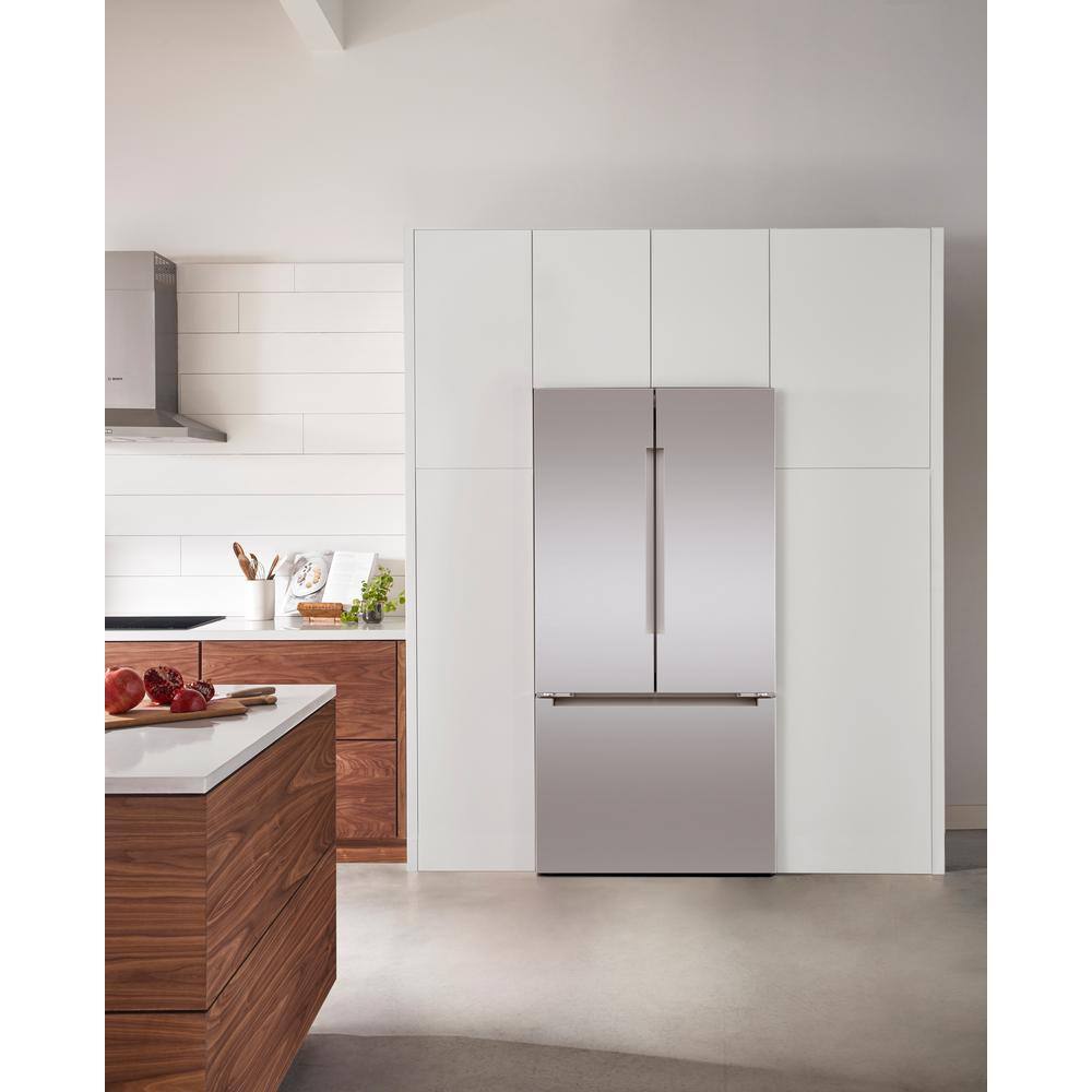 36-Inch Stainless Steel Smart French Door Refrigerator with Ice Maker