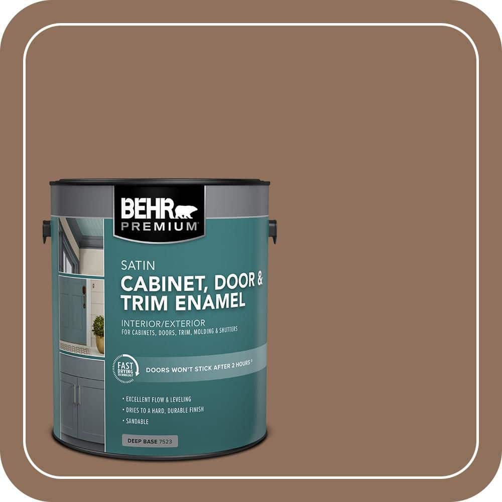BEHR PREMIUM 1 gal. #N240-6 Wild Mustang Satin Enamel Interior