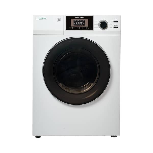 3.1 cu. ft. 24 in. Compact Vented Dryer SENSOR Sanitize Shoes 110 Volt/1500 Watt in White