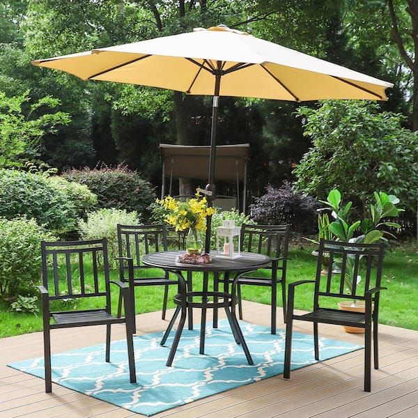 Small metal patio discount chairs