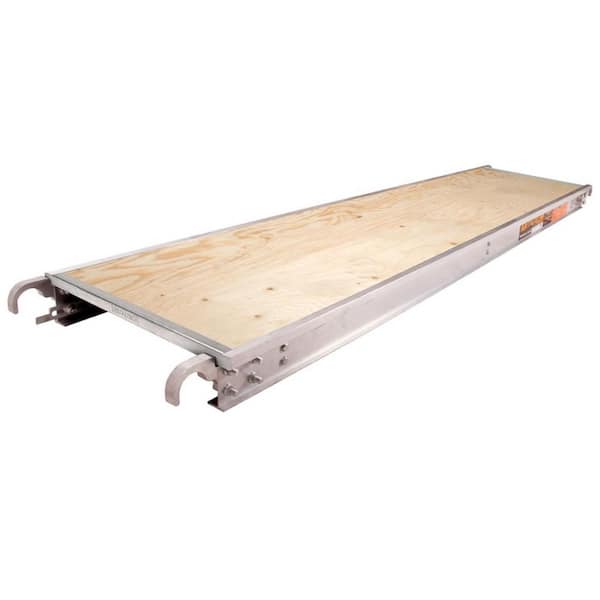 7 ft. x 19 in Scaffolding Platform with 5/8 Plywood Plank and Reinforced Edge Capping