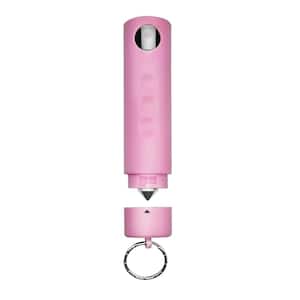 2-in-1 Pepper Spray, Harm and Hammer, with Auto Glass Breaker, Pink