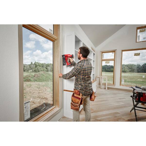 Milwaukee - M18 FUEL 18-Volt Lithium-Ion Brushless Cordless Gen II 16GA Finish Nailer Tool-Only w/Clear Anti Scratch Safety Glasses
