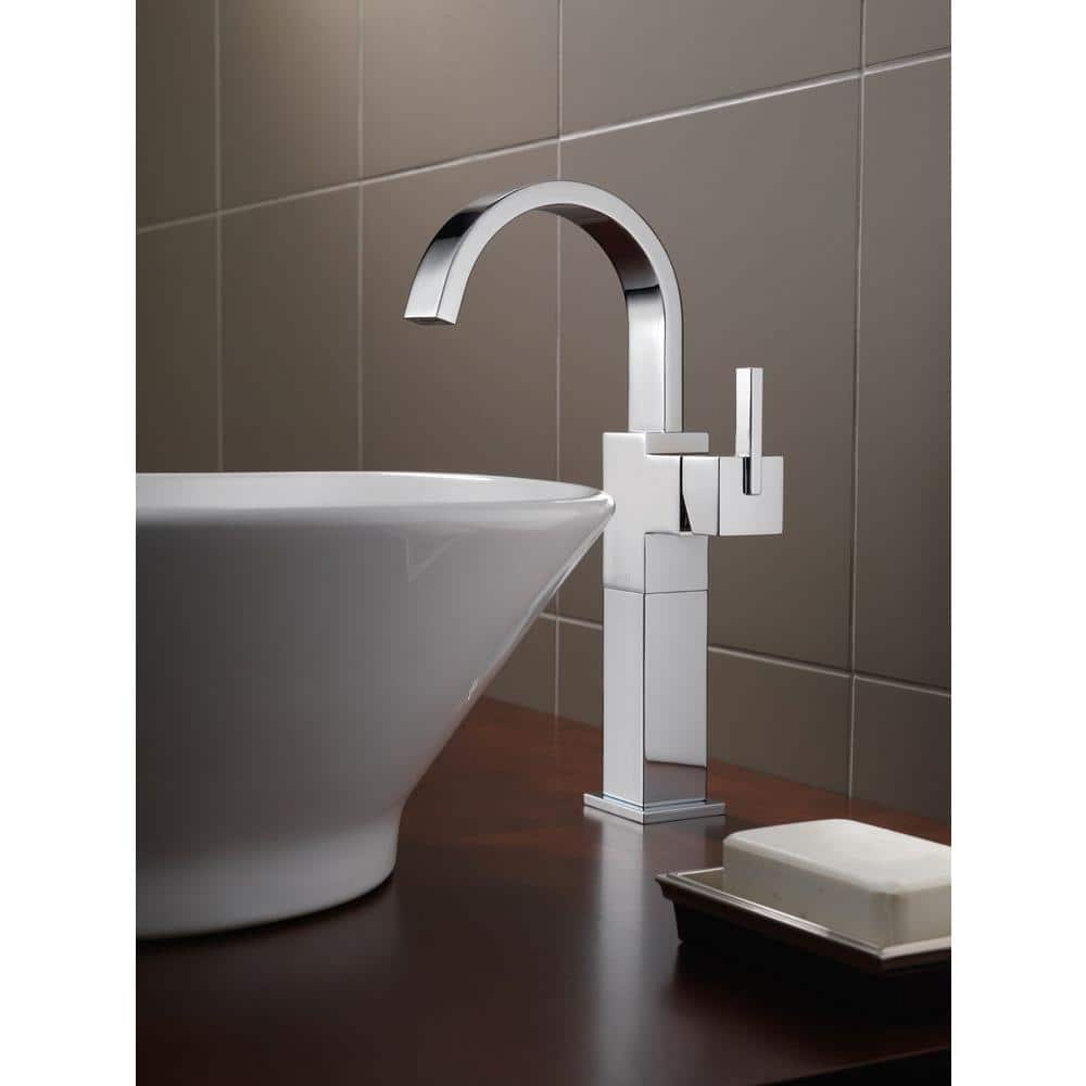Chrome Single Handle Vessel Bathroom Faucet