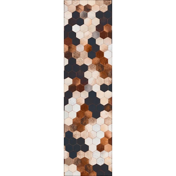 Addison Rugs Laredo Multi 2 ft. 3 in. x 7 ft. 6 in. Indoor/Outdoor Washable Rug