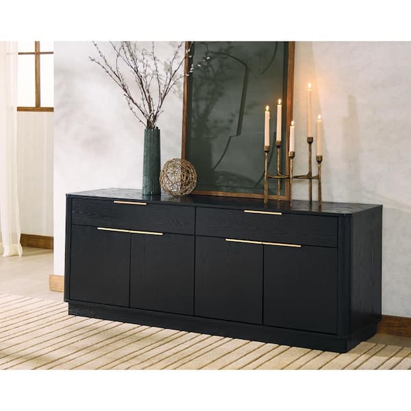 Gabrietta Black/Gold Wood Buffet