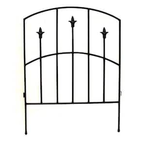 24 in. Steel Alexander Garden Fence