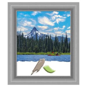 Peak Polished Nickel Picture Frame Opening Size 20 x 24 in.