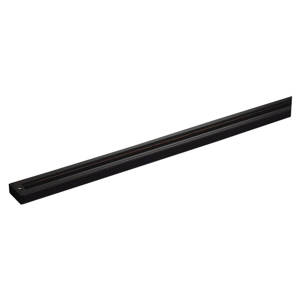 8 ft. Black Linear Track Lighting Section