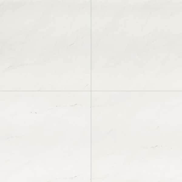 Have A Question About Msi Aria Ice 24 In X 24 In Polished Porcelain Floor And Wall Tile 16 Sq 7116