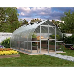 Bella 8 ft. x 16 ft. Silver/Diffused DIY Greenhouse Kit